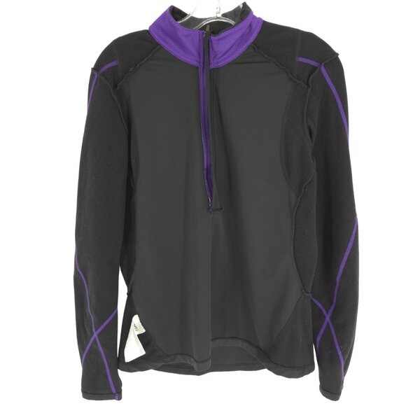 Craft Shirt Black Purple Athletic Workout Athleisure Gym Cycling Activewear L - Picture 9 of 16